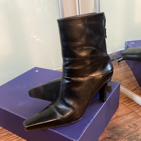 STUART WEITZMAN Apollo Leather Boots Size 6.5 - Picture 6 of 11